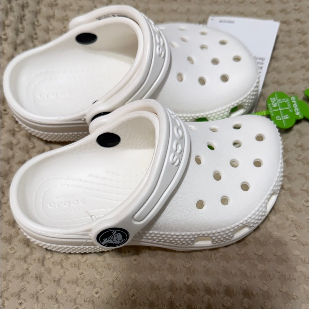 CROCS Kids Water Shoes - White
